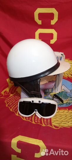 Шлем мото СССР сохран