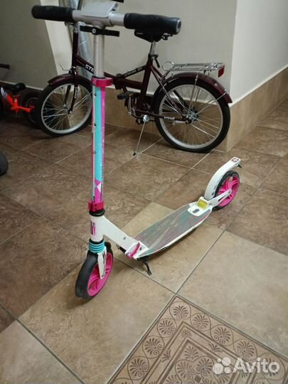 Самокат Rush action для девочки