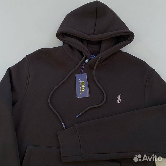 Толстовка Polo ralph lauren с начесом черная