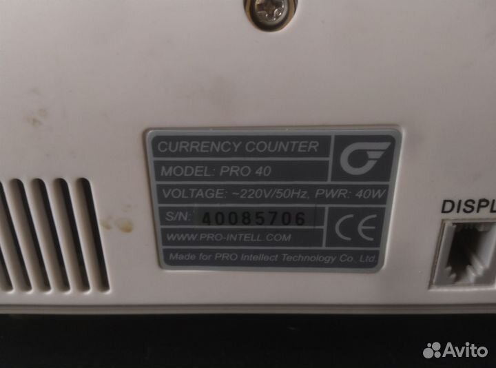 Счётчик банкнот NEO PRO 40