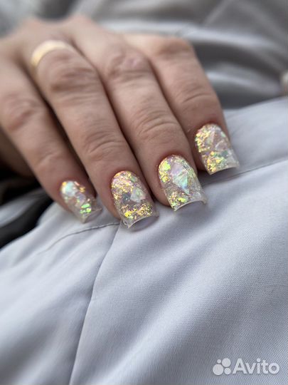 Маникюр,Педикюр, Выкладной френч. Наращивание