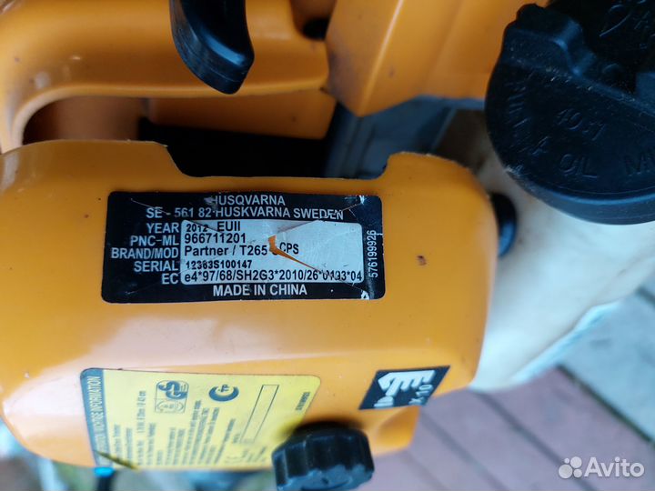 Бензокоса Partner t265cps (нерабочая)