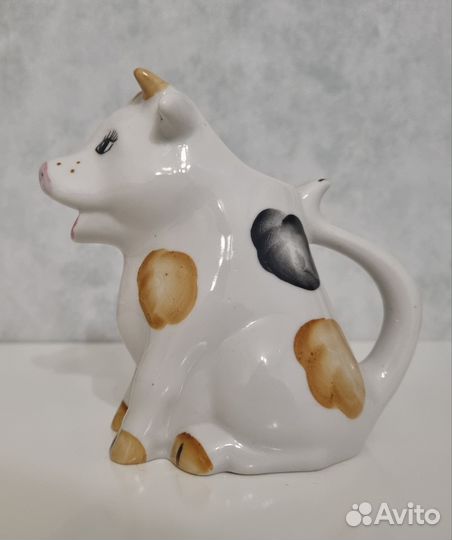 Молочник сливочник корова фарфор