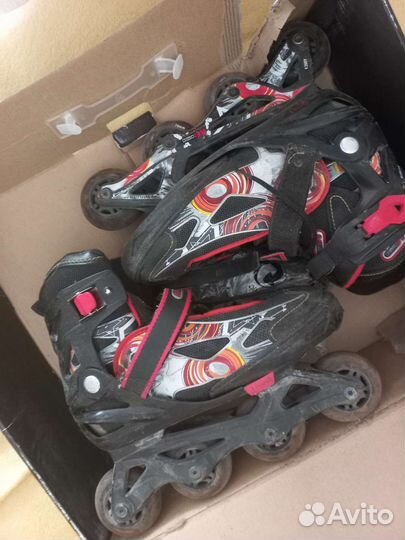 Роликовые коньки детские раздвижные
