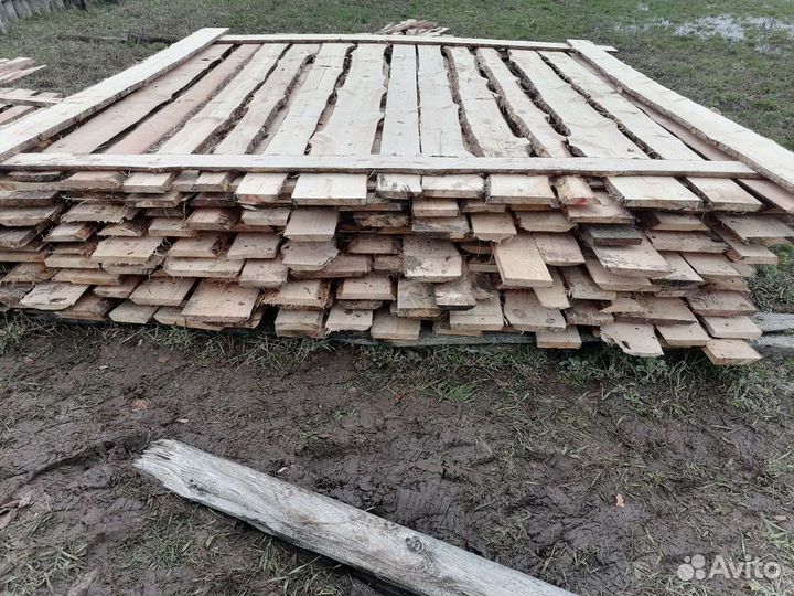 Доска необрезная заборная