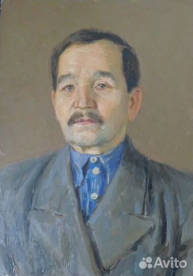 Картина масло картон СССР Юрий Белков 1956 45 х 35