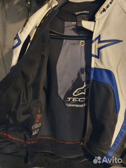 Мотокуртка alpinestars tech 1-R leather jacket 54