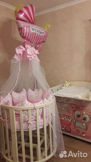 Детская кроватка трансформер 9 в 1