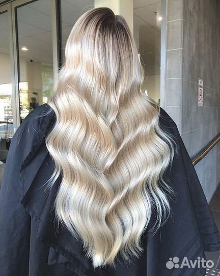 Наращивание волос без переходов