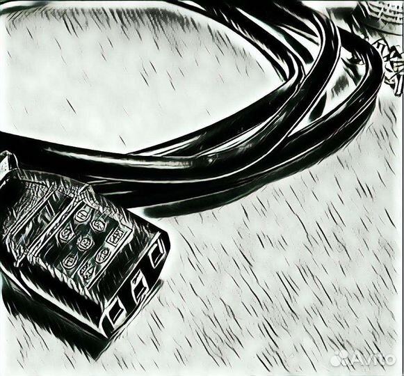 Кабель питания для монитора, принтера 1.5м, 220В