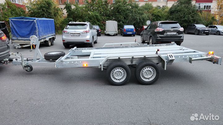 Прицеп легковой двухосный с тормозами