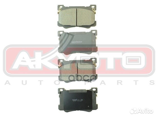 Колодки тормозные AKD12123 akyoto