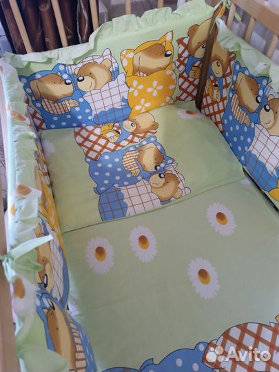 Детское постельное белье в детскую кроватку