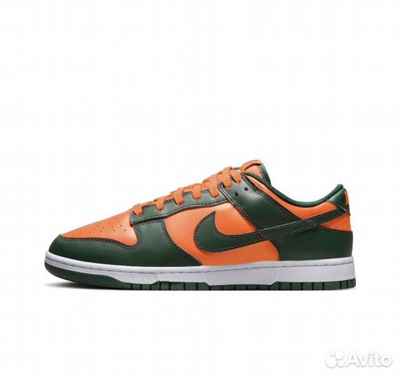 Кроссовки Nike Dunk Low Retro Miami Hurricanes