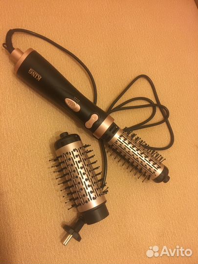 Фен щетка с вращением, king professional