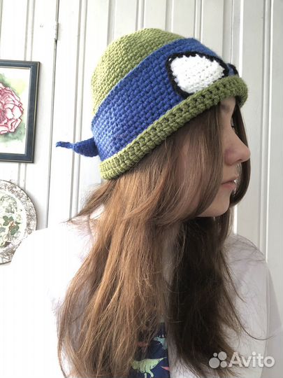 Шапка черепашки-ниндзя