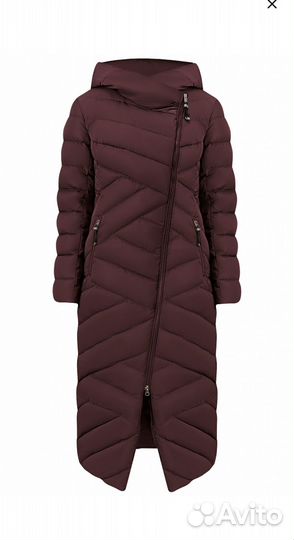 Пуховик женский Finn Flare фиолетовый XS