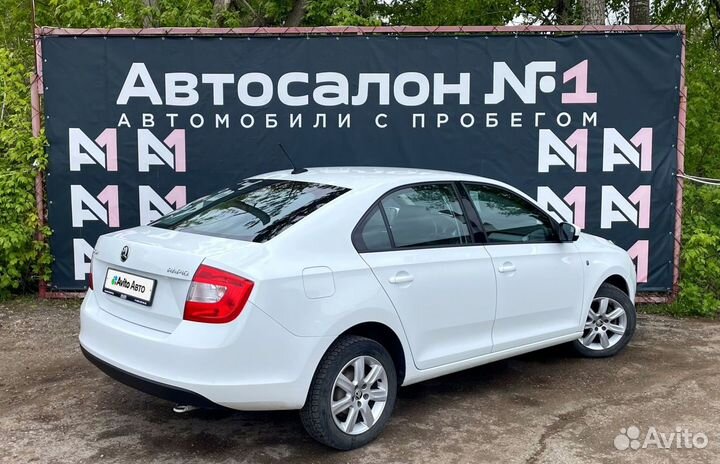 Skoda Rapid 1.6 МТ, 2017, 188 000 км