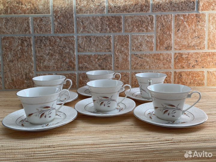 Чайная пара-6 штук