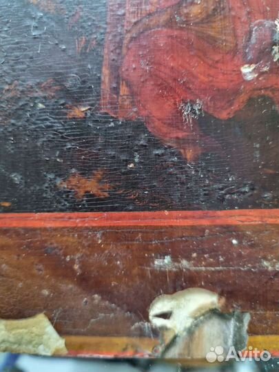 Старинная Икона Всех Скорбящих Радость. 19 век