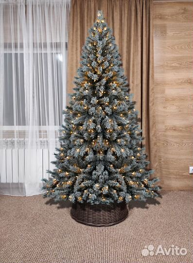 Юбочка корзина для елки из ротанга