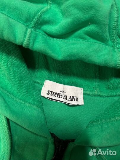 Stone island zip hoodie Green