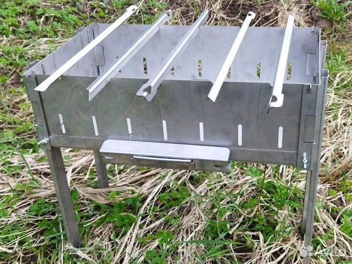 Мангал-чемодан (нерж)