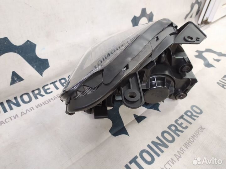 Фара левая (черная) Kia Rio II рест. (2009-2011)