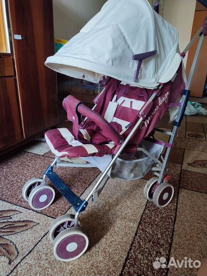 Прогулочная коляска трость бу