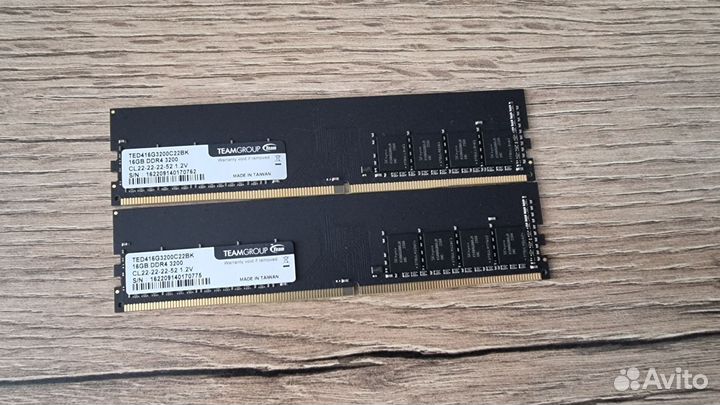 Оперативная память DDR4 16Gb 3200MHz pc-25600