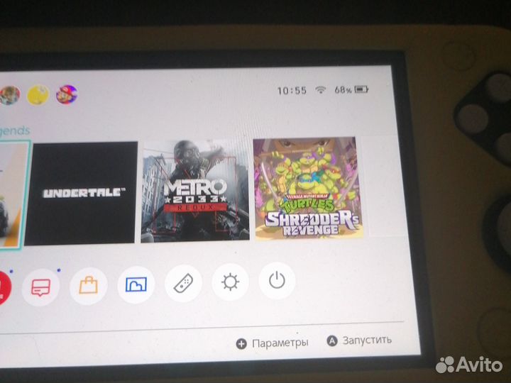 Nintendo switch lite с играми