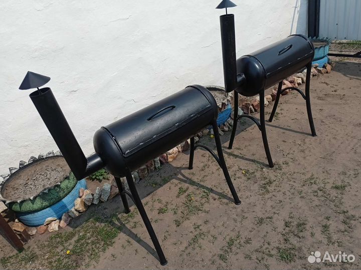 Мангал с крышкой