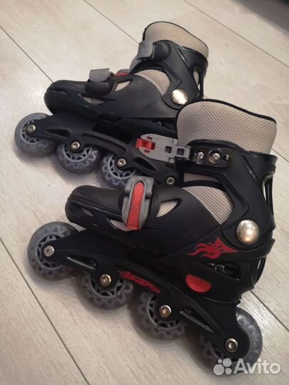 Ролики с защитой и шлемом