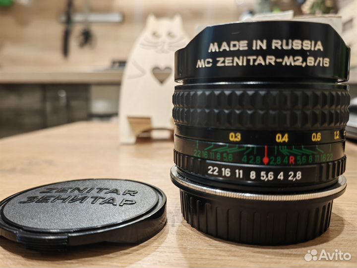 Объектив MC Zenitar - М 2.8/16mm fish-eye