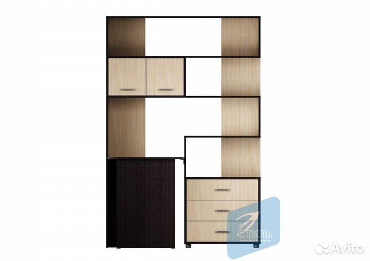 Паскаль-3 Угол школьника Венге Дуб молочный