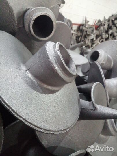 Литые наконечники для винтовых свай