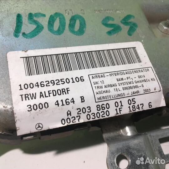 Подушка безопасности в дверь Мерседес Бенз 211 Е