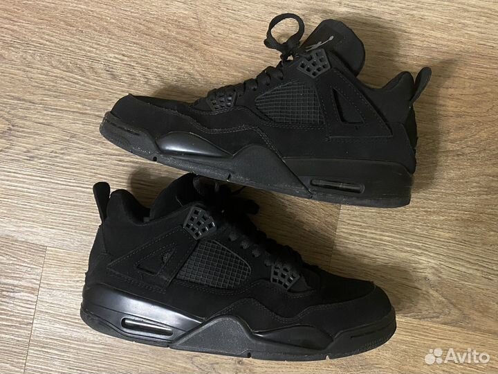 Кроссовки Nike air Jordan 4 Black cat