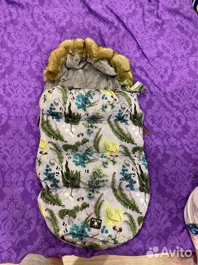 Зимний конверт в коляску