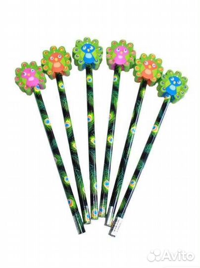 Карандаши павлины