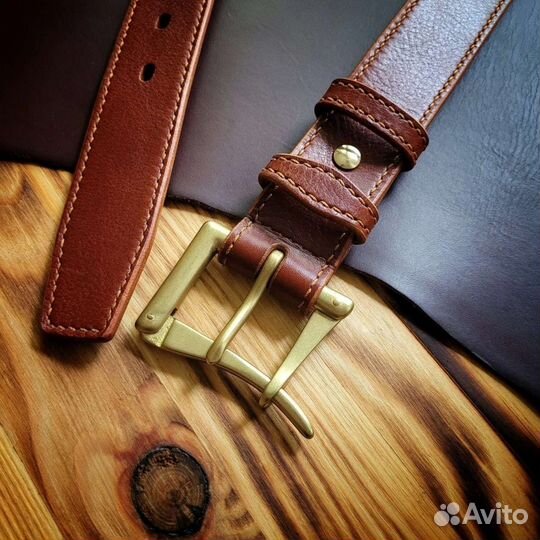 Ремень кожаный