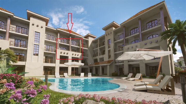 Апартаменты-студия, 24 м², 3/4 эт.