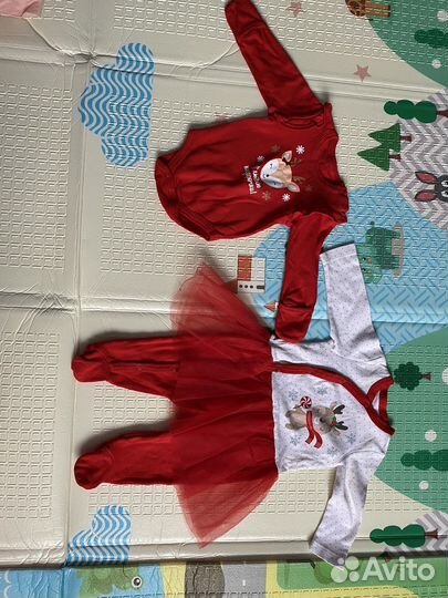 Новогодние вещи на девочку 62 68