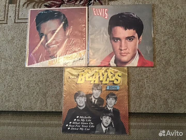 Винил Presley,Beatles,Ария