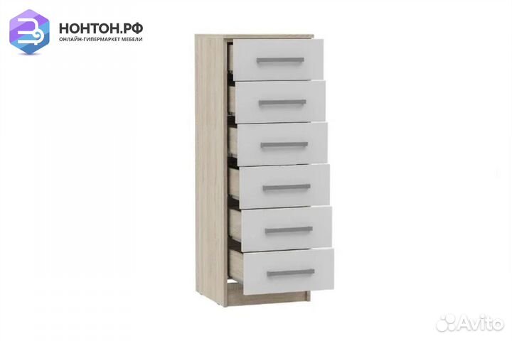 Комод Мартина 400 белый / дуб сонома