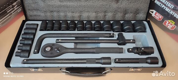 Набор торцевых головок 1/2