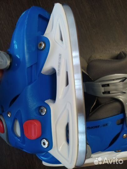 Коньки детские раздвижные. Размер 29 32