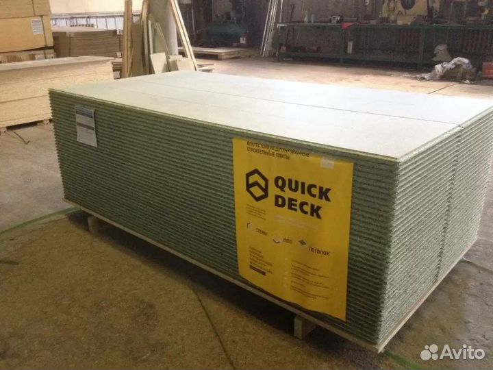 Дсп влагостойкая quickdeck квикдек 16 мм 2,44м