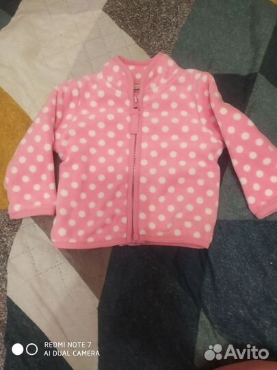 Комплекты и кофты для девочки р. 62-68