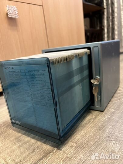 Бокс-сейф для CD/DVD дисков, 80 дисков